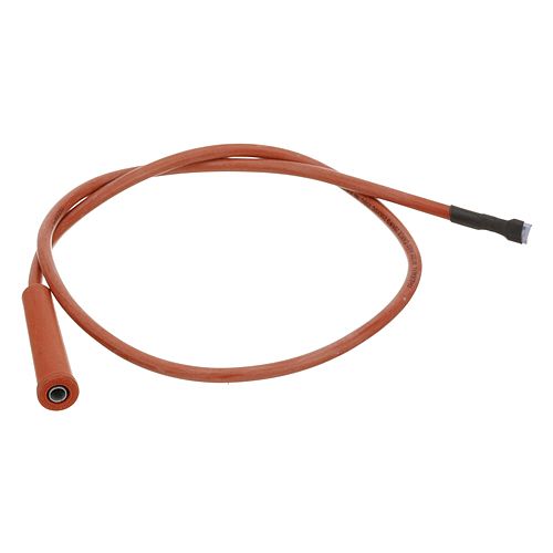 Hobart 857210-00005 35" Ignition Spark Wire W/ 1/4" F Insulated Push-On & Spark Plug