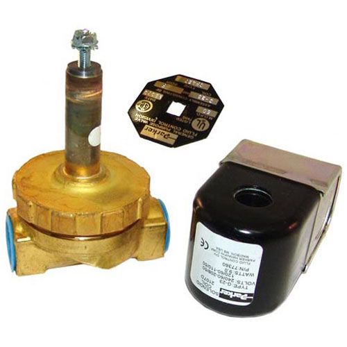 Hobart 998314-14 Dishwasher Steam Solenoid Valve, 1/2" FPT, 120/240V