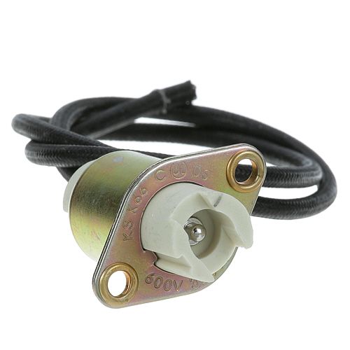 Holman 5950 Socket For Snap-In Elements, 7/8" Dia Panel Hole, Wire 16"