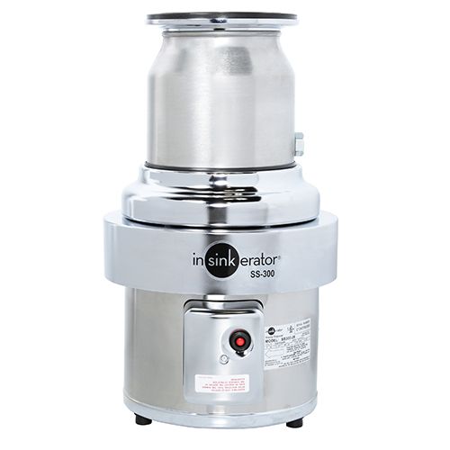 In-Sink-Erator SS-300 3 HP Waste Disposer 208/230/460V, 3 PH