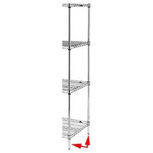 Intermetro 74PK3 Shelf Post , 74", Epoxy,Metro