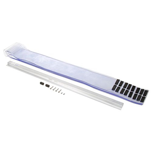 Kason 01SA6063884 Lightweight Aluminum Easimount Strip Curtain, 34" Opening