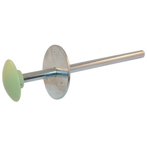 Kason 481A-00600 Safety Release Handle W/Plastic Glow Knob, Steel Rod 9" OD, 2" Rod Travel