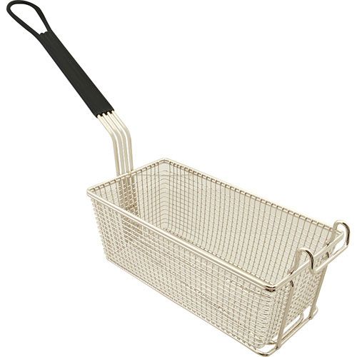 61583 Fry Basket11" X 5-3/8", Fh Black Vinyl Handle
