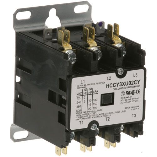 Lang LG30700-03 Contactor 3Pole 30/40A 208/240V