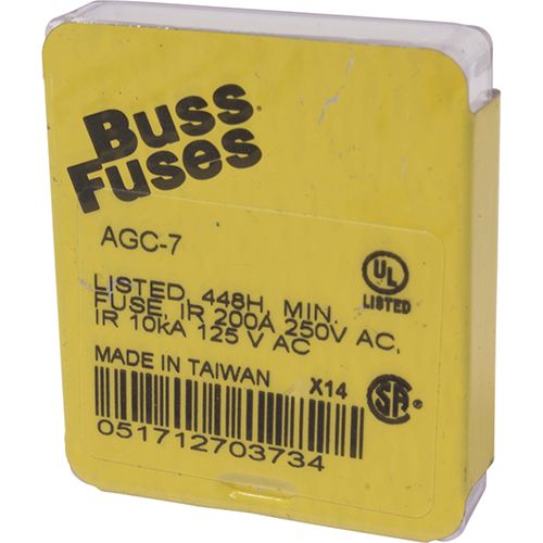 Manitowoc 2511003 Fuse 7 Amp 5 Pack 