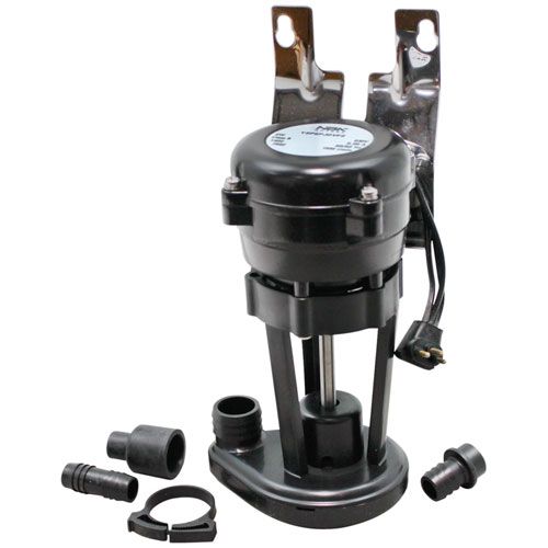 Manitowoc 84-8078-3 Water Pump W/ Hose Connections, 1" & 5/8" OD