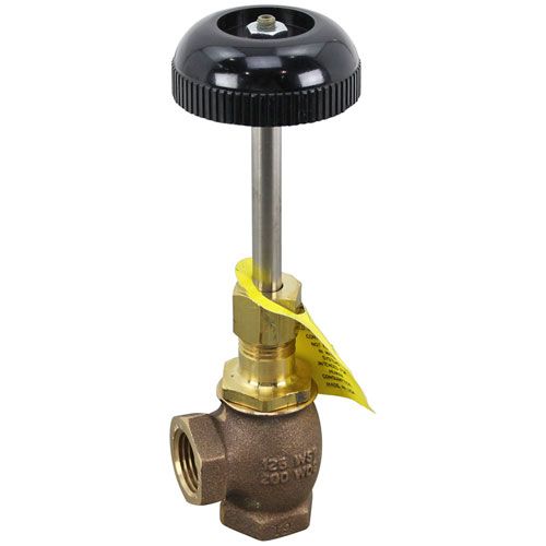 Market Forge 10-5242 1/2" Long Stem Angle Steam Valve with Check