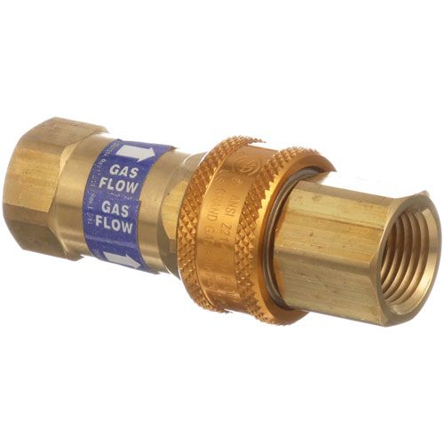 Nieco 9165-C 1/2" FPT Gas Quick Disconnect W/ Thermal Shutoff