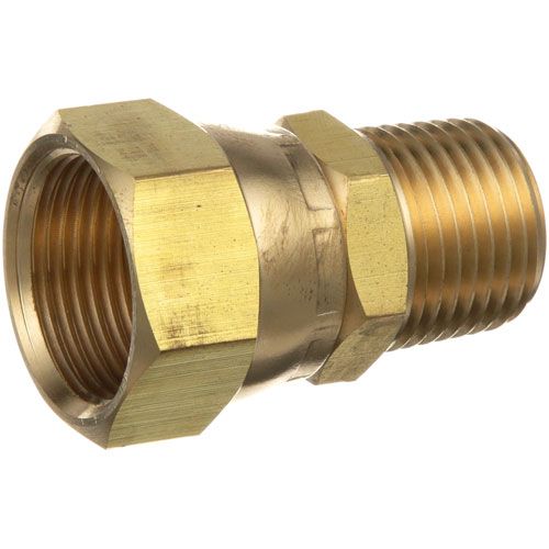 Pitco 60127601 Fryer Flare Swivel Gas Connector, 1/2" MPT x 15/16" 
