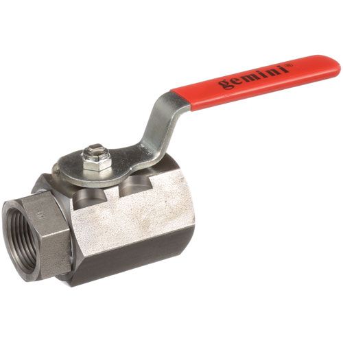 Pitco P6071769 1" FPT Stainless Steel Ball Valve Grease Drain