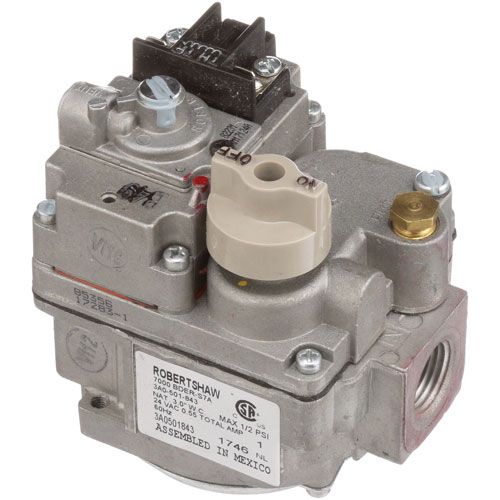 Pitco PTPP10770 Natural Gas Safety Valve W/ 1/2" Female Pipe Thread, 3.5" Water Column, 24/12 VDC,