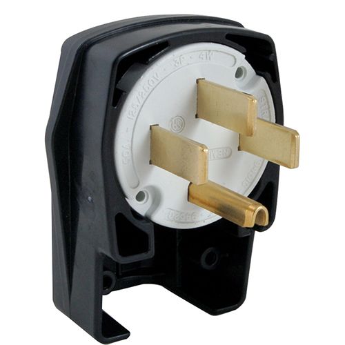Plug,Angle , Strght Bld,250V,50A For Hubbell - Part# 9452C