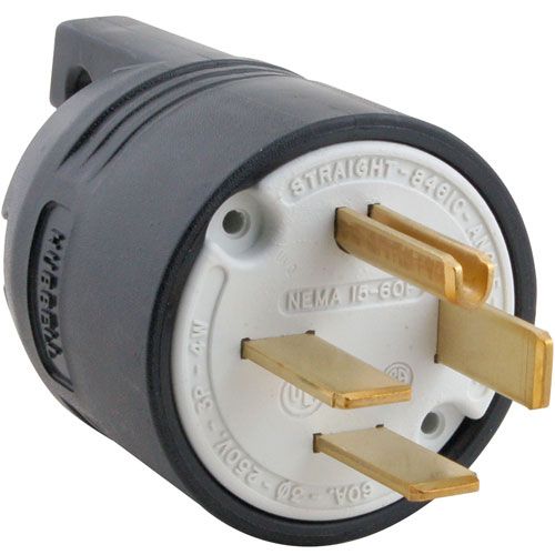 Plug,Straight , 4 Prong,250v,60a For Allpoints - Part# 2531383