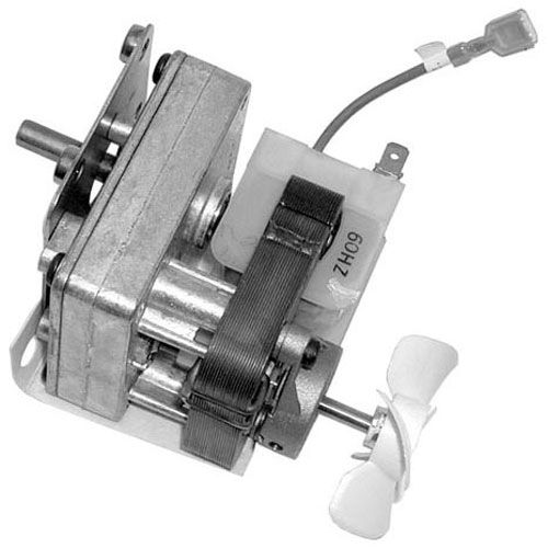 Roundup - AJ Antunes 7001953 Grill Toaster Gear Motor includes 2-1/8" OD Fan 3 RPM 