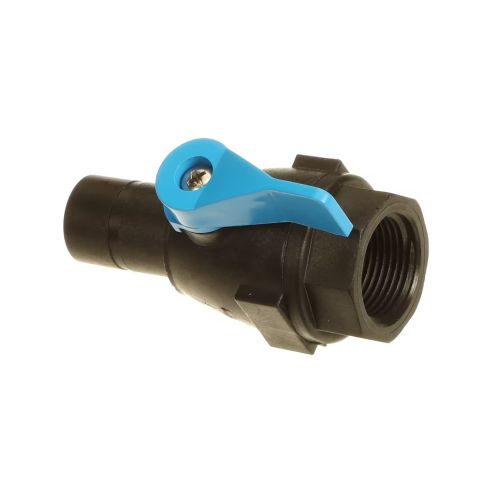 Roundup - AJ Antunes 7002953 Ball Valve 3/4" CTS x 3/4" FPT Black Plastic Blue Lever