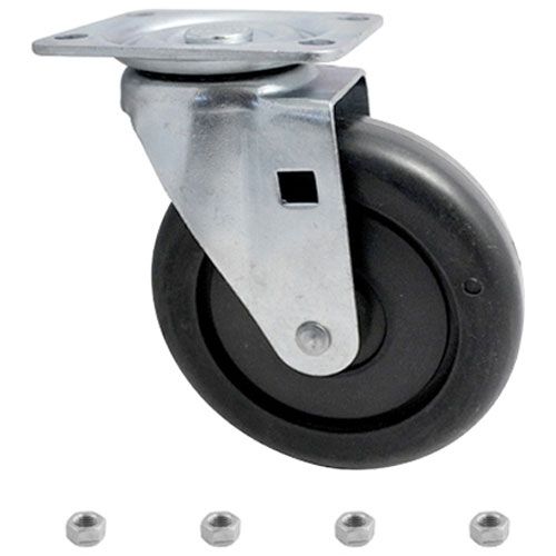 Rubbermaid FG4614L30000 Swivel Caster Plate 5"