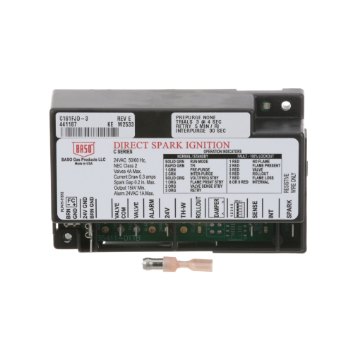 Johnson Controls G760BAD-1 Direct Spark Ignition Control Module 24V