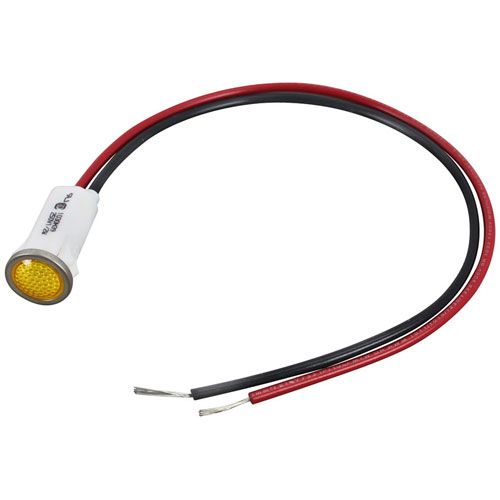 SECO 0189550 Fryer 1/2" Signal Light 250V, Amber