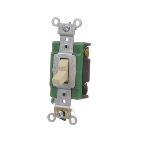 SECO 1173 Green/BrownToggle Switch W/ 2-3/8" Hole 30A/120-277V