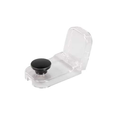 Server Products 83214 Hinged Lid With Black Knob Plastic Slim
