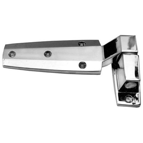 Standard Keil 2860-1200-1110 5-1/2" X 10" OD Reversible Cam Rise Lift Off Hinge, Full Offset, Polished Chrome