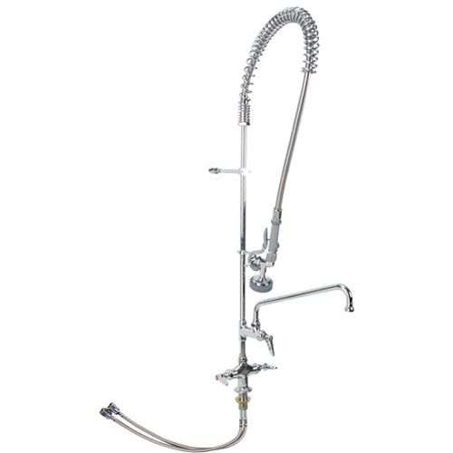 T&S Brass 0113ADF12B Pre Rinse Deck Mount W/Add-On Faucet