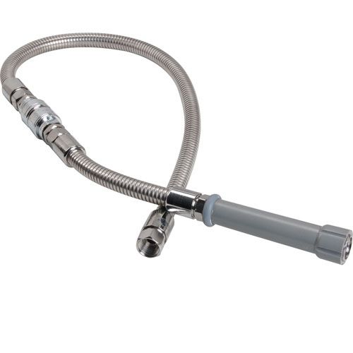 T&S Brass B-0044-V9 Flex Hose , 44"&Bac Flo,Leadfree