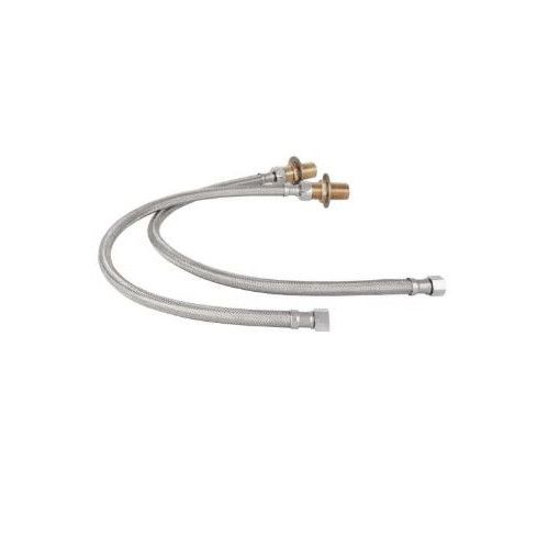 T&S Brass B-0425-KIT Nipple Kit, Inlet Supply 24" Flex Hoses
