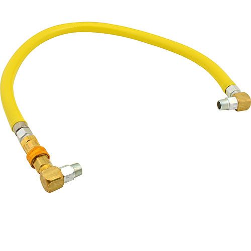T&S Brass HG-4D-60S Gas Hose Flex Ctd 3/4X60 W/90