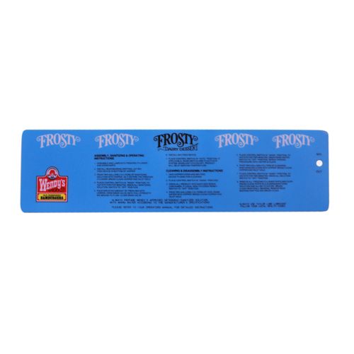 Taylor Freezer 045851 Decal - Taylor