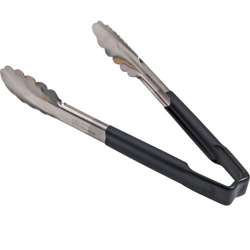 Tongs,Scallop, 9.5",Blk Hdl For Edlund - Part# 7410bk