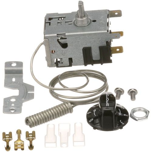 TRUE 800345 Freezer Temperature Control W/ Dial Coiled Bulb 25" Capillary