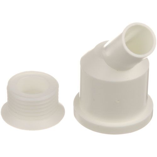 TRUE 811502 Refrigerator White Plastic Elbow Drain