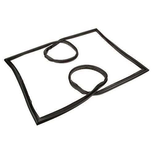 TRUE 912148 4 Sided Black Refrigerator Gasket, 25-3/8"x62-3/4"