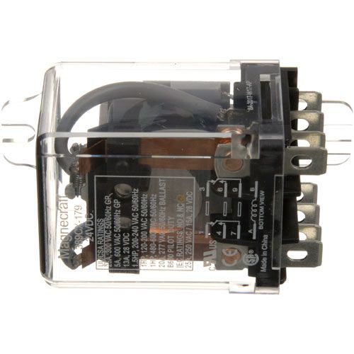 Turbochef TBC101273 Mechanical Relay 30 AMP, 24Vdc, Class F, 2 Pole 2 Throw