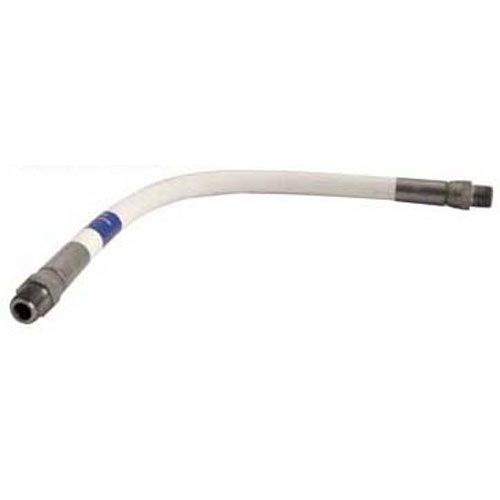 Ultrafryer ULTR24A234 21" White Silicone Vacuum Hose W/ 1/2" NPT