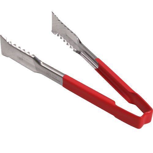 Vollrath 4790940 Versagrip Tongs , 9.5",Red HDl