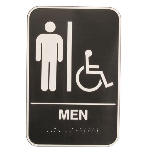 Vollrath 5631 Sign Men 6X9 Men 