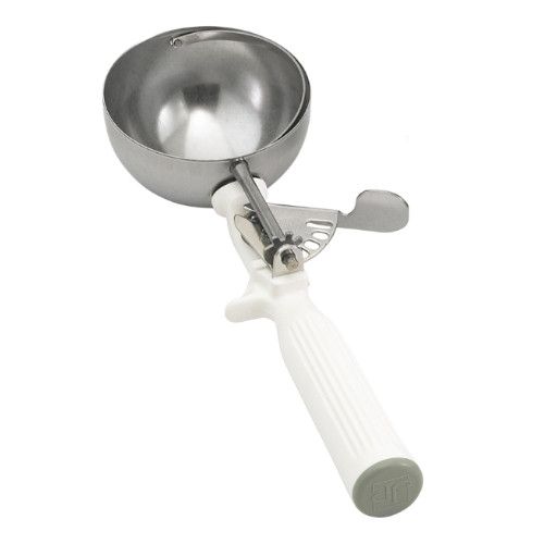 Vollrath/Idea-Medalie 47139 Disher #6 White Hndl 5 1/3 Oz Hd