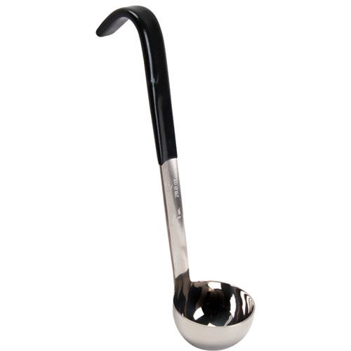 Vollrath VOL4970120 Ladle , 1 OZ,S/S,Black,6"HDl