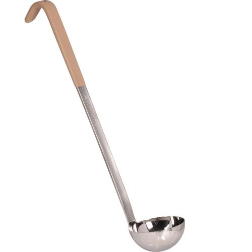 Vollrath VOL4980335 Ladle , 3 OZ,S/S,Ivory,13"HDl