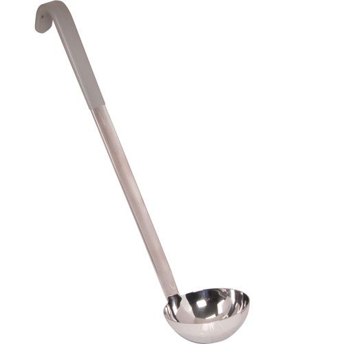 Vollrath VOL4980445 Ladle , 4 OZ,S/S,Gray,13"HDl