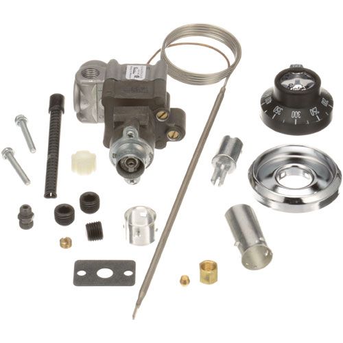 Vulcan Hart 00-418573-000G1 Oven Thermostat W/ Dial BJWA 3/16" X 8" 150°F-400°F Capillary 36"