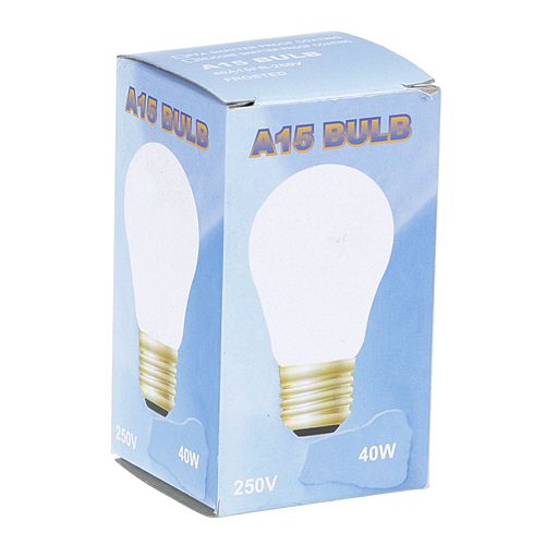 Vulcan Hart 342766-00002 40W Bulb with White Frosted Interior, 250V 
