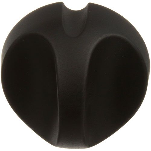 Vulcan Hart VH428300-1 Black Knob W/ 1/4" D Stem, 2-3/4" OD
