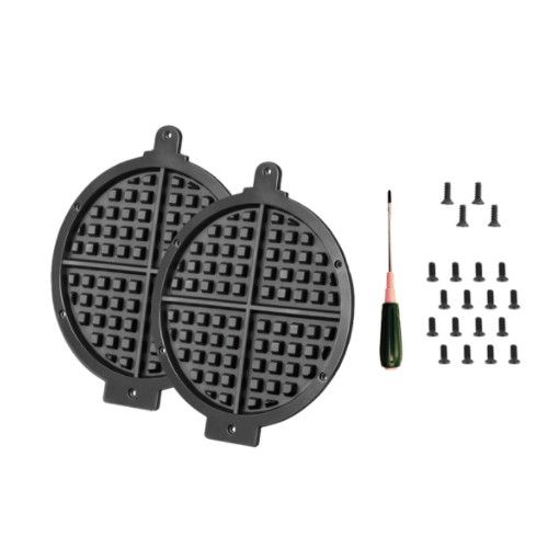 Waring/Qualheim WWD180XRP Replacement Waffle Plates with Screws, Set of 2