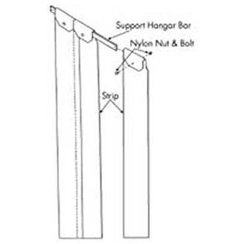 Waste King 701035 Kason® - 401Sc6063884 ,strip Curtain