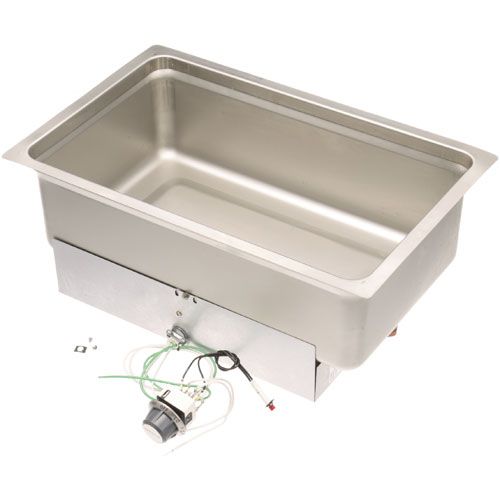 Wells 20791 12" x 20" Bottom Mount Hot Food Well W/ 1/2" NPT Drain
