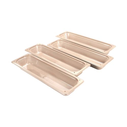 Winston Products PS2901-4 Amber Cambro Pans Set Of 4